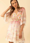 Baylee Chiffon Dress Pink