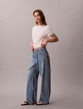 Overnight Blue Jeans Low Rise Baggy