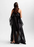 Josephine Silk Dress Black
