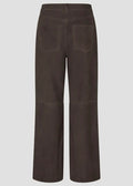 Zonie Suede Jeans Chocolate Brown