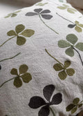 Clover Embroidered Cushion Cover