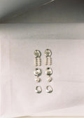 Mono Hoops Earrings Silver