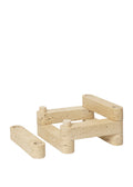 Newel Modular Candle Holder Set of 6 Travertin