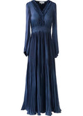 Alisson Solid Dress Navy