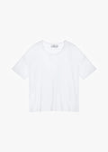 Melis Linen T-skjorte White