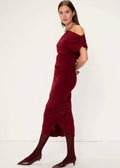 Viveh Sana Dress Mulberry Red