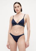 Curved Delta Bikinitruse Dark Sapphire