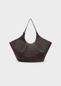 Milan Suede Tote Bag Mocha Brown