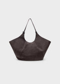 Milan Suede Tote Bag Mocha Brown