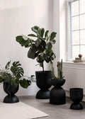 Hourglass Pot Large Black