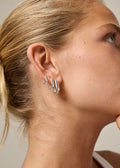 Hoops Square 12mm Silver