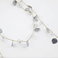 Girlander Leaf White & Silver