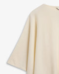 Iben Enzo Merino Poncho Ivory White