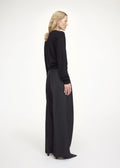 Cymbaria High-Waist Trousers Black