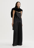 Louis Wide-leg Trousers Black
