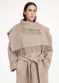 Turtlo Wool Scarf Grey Brown Melange