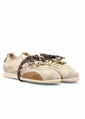 Sneaker Ikigai Crackle Beige Dettaglio Oro Laminato