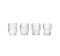 Ripple Glass Clear 4-Pakning