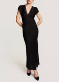 Jacquard V-Neck Dress
