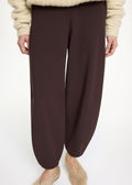 Carlien High-Waist Trousers Coffee Brown
