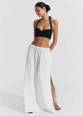 Drift Maxi Skirt White
