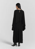 Klasia Satin Blouse Black