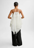 Josey Silk Top White