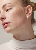 Sparkeling Hoops Square Silver