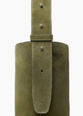 The Norma Tote Moss Green Suede