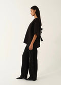 The Bow Tee Black