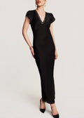 Jacquard V-Neck Dress