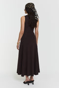Defnen Knitted Dress Coffee