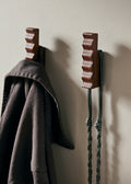 Unda Hooks Set of 2 Dark Brown