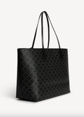 Abigail Printed Tote Bag Charcoal