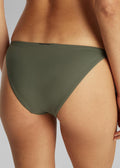 String Side Tie Bikinitruse Dusty Olive