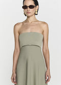 Clementina Midi Dress Khaki