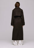 Thale Wool Coat Dark Brown