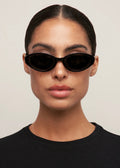 Ivy Solbrille Black & Smoke
