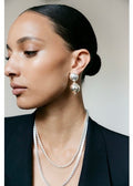 Silver Sphere Studs Earrings