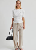 Ulina Drape Tee White