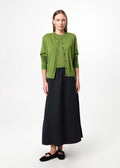 Lilja Merino Cardigan Tulip Green