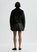 Brey Leather Skirt Black