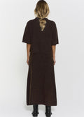 Israa Knitted Skirt Mocha Brown