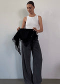 Lacia Lace Scarf Black