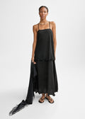 Astrid Crincle Dress Black