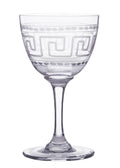 Greek Key Liquer Glasses 6pk