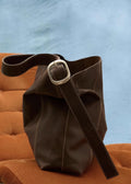 Panel Mae Buckle Bag Chocolate Torte