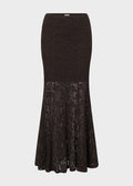 Akasha Lace Skirt Mocha Brown