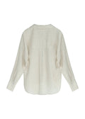 Hills Linen Blend Shirt Ecru Melange