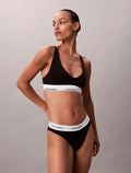 High Leg Tanga Black